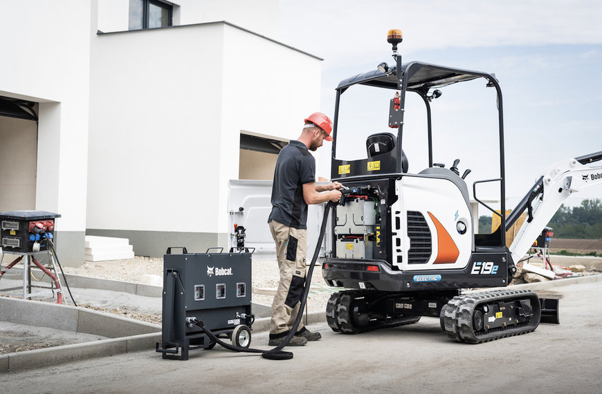 First Bobcat Branded Portable Compressor at Executive Hire Show